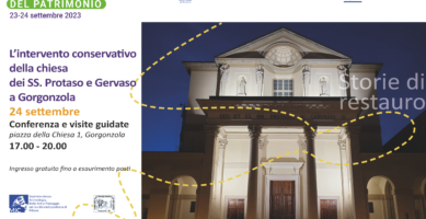 GEP 2023 – Storie di restauro.  L’intervento conservativo della chiesa dei SS. Protaso e Gervaso a Gorgonzola – 24 settembre – Conferenza e visite guidate